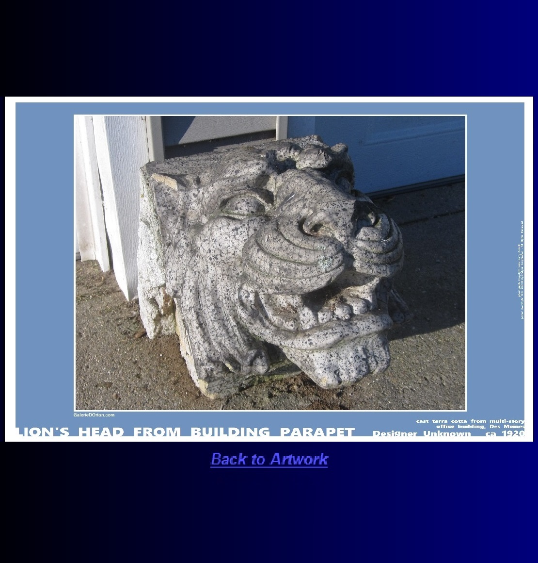 Landscape poster: Lion's Head by unknown designer